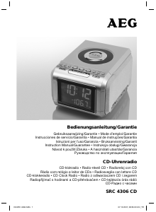 Bruksanvisning AEG SRC 4306 CD Klokkeradio