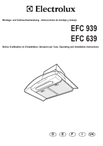 Manuale Electrolux EFC639X Cappa da cucina