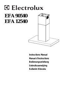 Kullanım kılavuzu Electrolux EFA90540 Davlumbaz