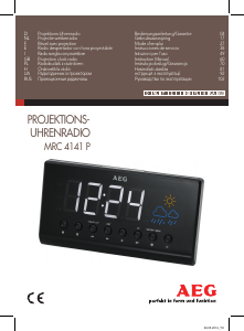 Manuale AEG MRC 4141 P Radiosveglia