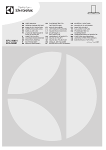 Руководство Electrolux EFA50851X Кухонная вытяжка