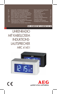 Handleiding AEG MRC 4140 I Wekkerradio