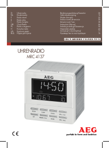 Manual de uso AEG MRC 4137 Radiodespertador