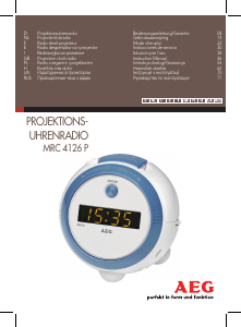 Manual AEG MRC 4126 P Rádio relógio