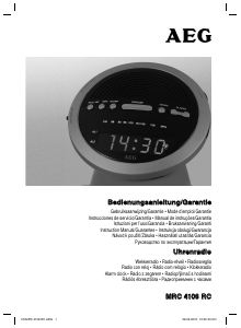 Bedienungsanleitung AEG MRC 406 RC Uhrenradio