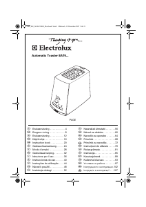 Manual de uso Electrolux EAT6000 Tostador