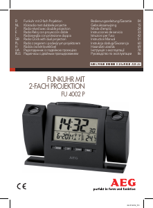 Manual de uso AEG FU 4002 P Radiodespertador