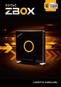 Handleiding ZOTAC ZBOX-EN760 Desktop