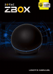 Handleiding ZOTAC ZBOX-OI520 Desktop