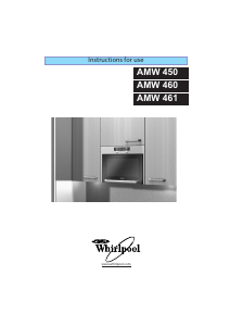 Manual Whirlpool AMW 460/1 BL Microwave