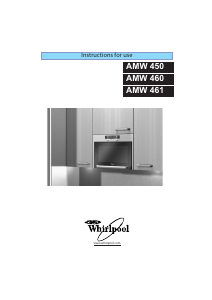 Manual Whirlpool AMW 450/1 IX /UK Microwave