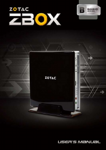 Manual ZOTAC ZBOX-BI321 Desktop Computer