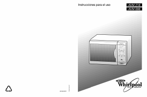 Manual de uso Whirlpool AVM 218 WP BL Microondas