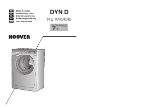 Manual Hoover DYN 7165D-84 Washing Machine