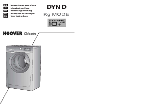 Manuale Hoover DYN 8145D-84 Lavatrice