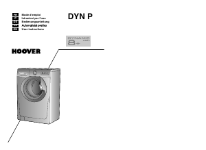 Bedienungsanleitung Hoover DYN 8146P/L-S Waschmaschine