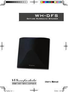 Manual Wharfedale WH-DFS Speaker