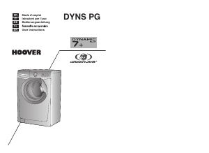 Manuale Hoover DYNS 7126PG-16S Lavatrice