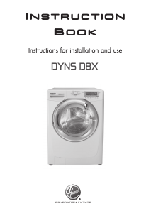 Manual Hoover DYNS 7154D8X/1-8 Washing Machine