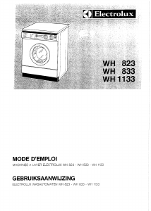 Handleiding Electrolux WH823 Wasmachine