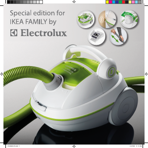 Manual de uso Electrolux XXL110 Aspirador