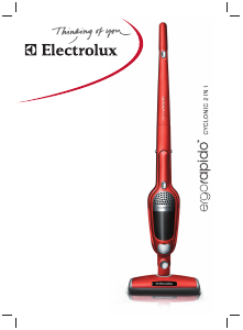 Mode d’emploi Electrolux ZB271 ErgoRapido Aspirateur