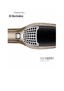 Manual Electrolux ZB2812 ErgoRapido Vacuum Cleaner