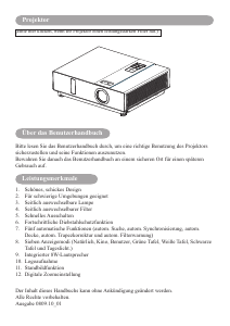 Bedienungsanleitung Geha compact 330WX Projektor