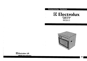 Bruksanvisning Electrolux EOB371X Ugn