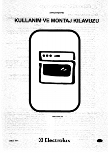 Kullanım kılavuzu Electrolux EOB395 Fırın