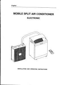 Manual Electrolux EBE1200 Air Conditioner