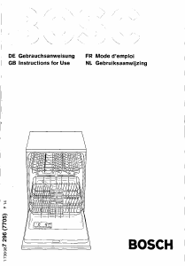 Handleiding Bosch SGS4302 Vaatwasser