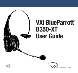 Manual VXi B350-XT Headset