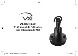 Manual de uso VXi V150 Headset