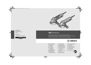 Manual de uso Bosch GWS 11-125 Professional Amoladora angular