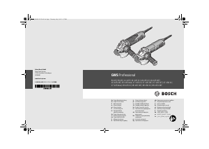 Instrukcja Bosch GWS 15-125 CIE Professional Szlifierka kątowa