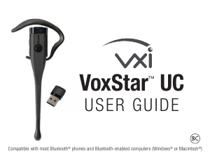 Manual VXi VoxStar UC Headset