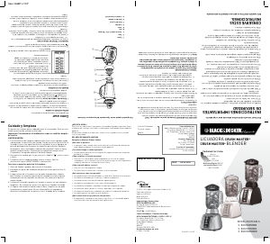 Manual de uso Black and Decker BLM10350MN Batidora