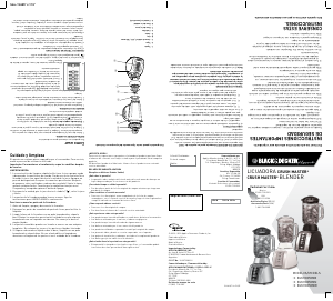 Manual de uso Black and Decker BLM10350MW Batidora