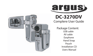 Manual Argus DC 3270DV Camcorder