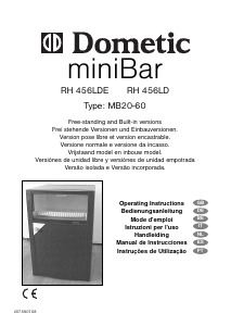 Manual Dometic RH 456 LD Refrigerator