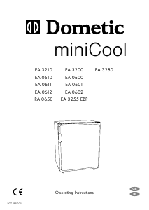 Manual Dometic EA0610 Refrigerator