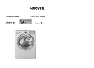 Handleiding Hoover DST 10166PGBC-80 Wasmachine