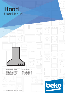 Manual BEKO HNS61310XH Exaustor