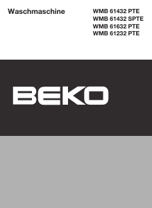 Bedienungsanleitung BEKO WMB 61432 SPTE Waschmaschine