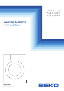 Handleiding BEKO WMB 51221 W Wasmachine