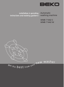 Manual BEKO WMB 71442 S Washing Machine