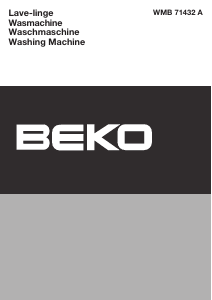 Bedienungsanleitung BEKO WMB 71432 A Waschmaschine