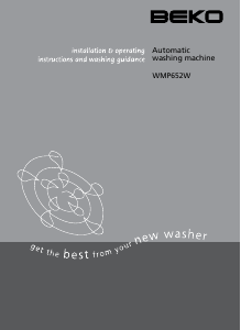 Manual BEKO WMP 652 W Washing Machine
