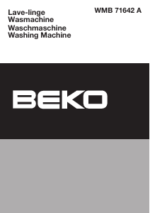 Handleiding BEKO WMB 71642 A Wasmachine